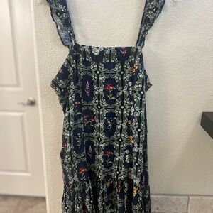 Agua Bendita for Target Navy Floral Mini Dress